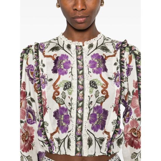 26SS 팜 리오 셔츠 344234 26091 WHITE PURPLE - FARM RIO