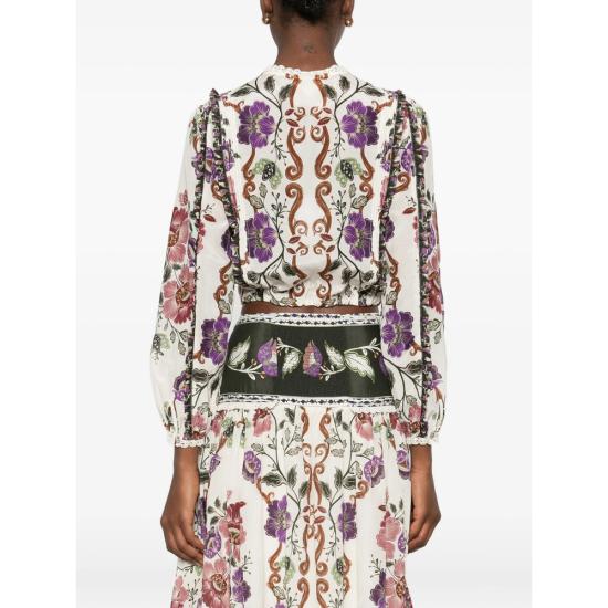 26SS 팜 리오 셔츠 344234 26091 WHITE PURPLE - FARM RIO