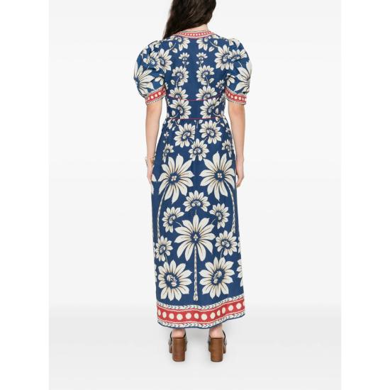 26SS 팜 리오 롱 원피스 344131 26067 BLUE WHITE - FARM RIO