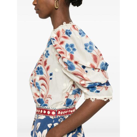 26SS 팜 리오 블라우스 344127 26089 NEUTRALS BLUE - FARM RIO