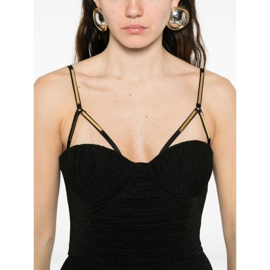 26SS 엘리자베타프랜치 롱 원피스 ABR1661E2 110 BLACK - ELISABETTA FRANCHI