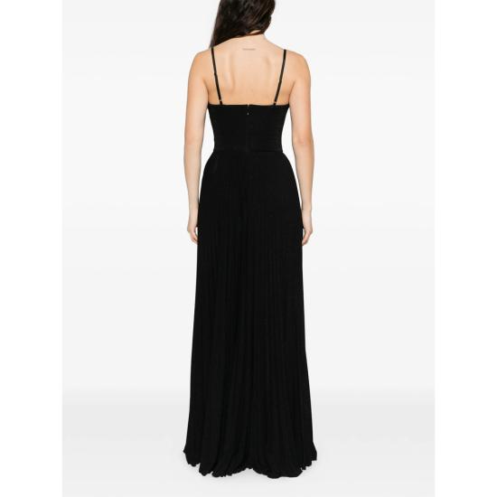 26SS 엘리자베타프랜치 롱 원피스 ABR1661E2 110 BLACK - ELISABETTA FRANCHI