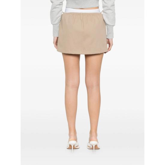 26SS 알렉산더 왕 숏 스커트 1WC1265382 240B NEUTRALS - ALEXANDER WANG
