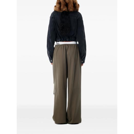 26SS 알렉산더 왕 스트레이트 팬츠 1WC1264969 305 GREEN - ALEXANDER WANG