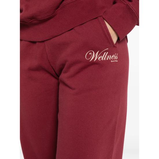 26SS 스포티앤리치 트레이닝/조거 팬츠 PA03662083RE MERLO RED - SPORTY & RICH