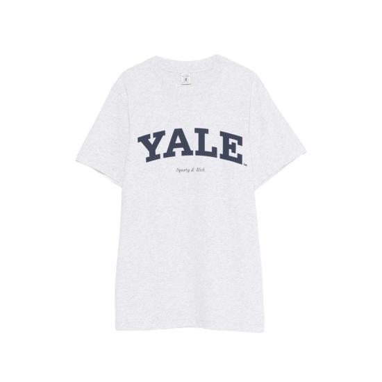 26SS 스포티앤리치 반팔 티셔츠 TO043611678GY HEGRE GREY