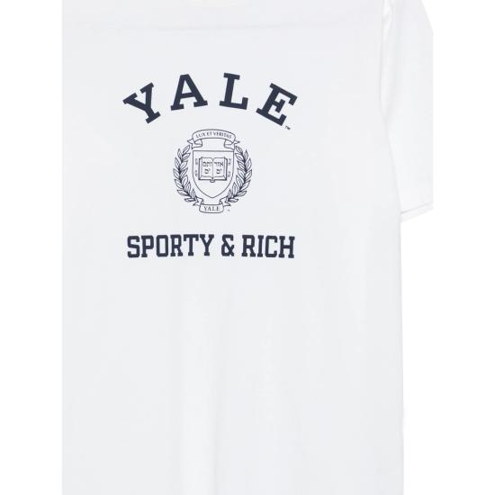 26SS 스포티앤리치 반팔 티셔츠 TO043611680WH WHITE - SPORTY & RICH