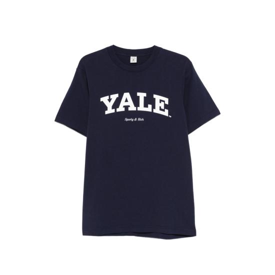 26SS 스포티앤리치 반팔 티셔츠 TO043611678BL DKNAV BLUE WHITE