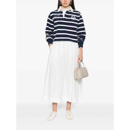 26SS 스포티앤리치 폴로 티셔츠 ST008611300BL DKNAW BLUE WHITE - SPORTY & RICH