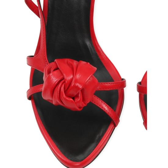 26SS 로테이트 부츠 115991202 LEATHER KN 202 RED - ROTATE