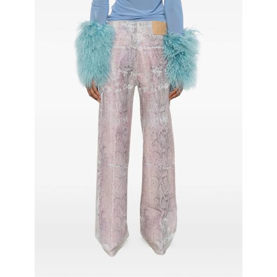 26SS 하이쿠레 데님 팬츠 HEW03300 DF193L0919 L0919 PINK BLUE - HAIKURE