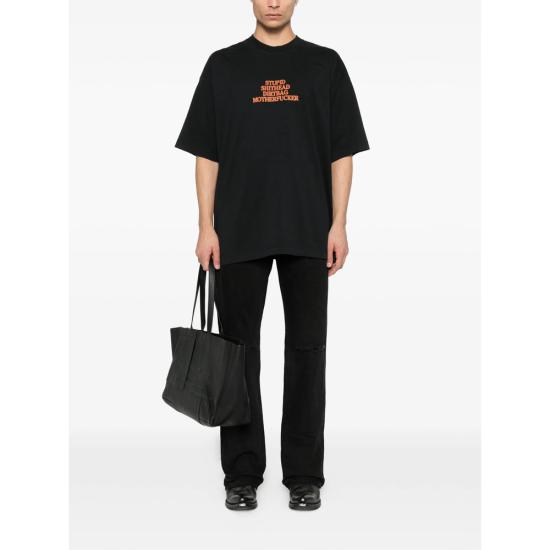 26SS 베트멍 반팔 티셔츠 ME76TR221B BLACK - VETEMENTS