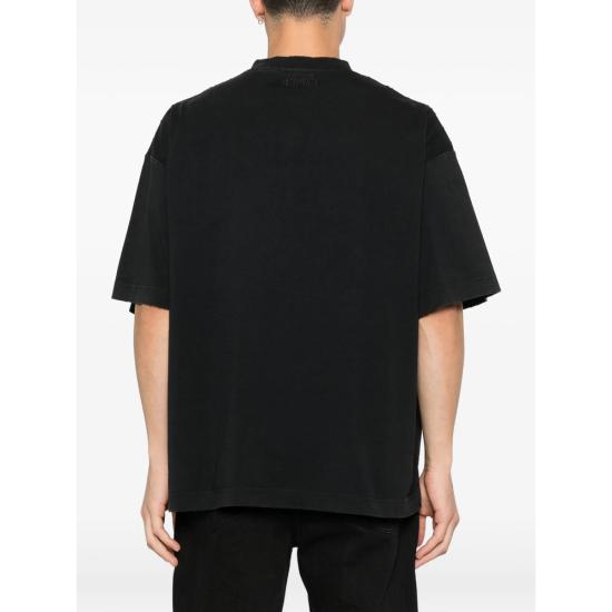 26SS 베트멍 반팔 티셔츠 ME76TR212BX WOBLK BLACK WHITE - VETEMENTS