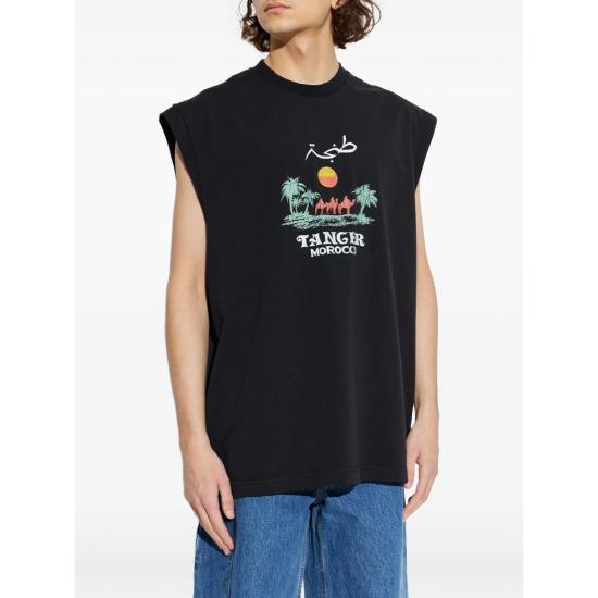 26SS 베트멍 민소매 티셔츠 ME76TR261B BLACK - VETEMENTS