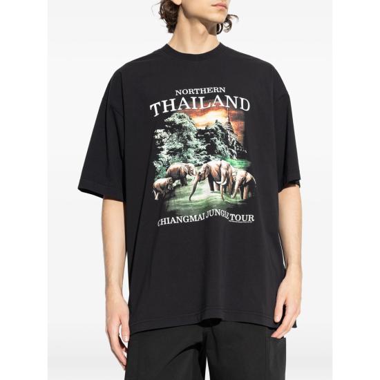 26SS 베트멍 반팔 티셔츠 ME76TR241B BLACK - VETEMENTS