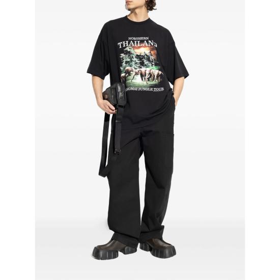 26SS 베트멍 반팔 티셔츠 ME76TR241B BLACK - VETEMENTS