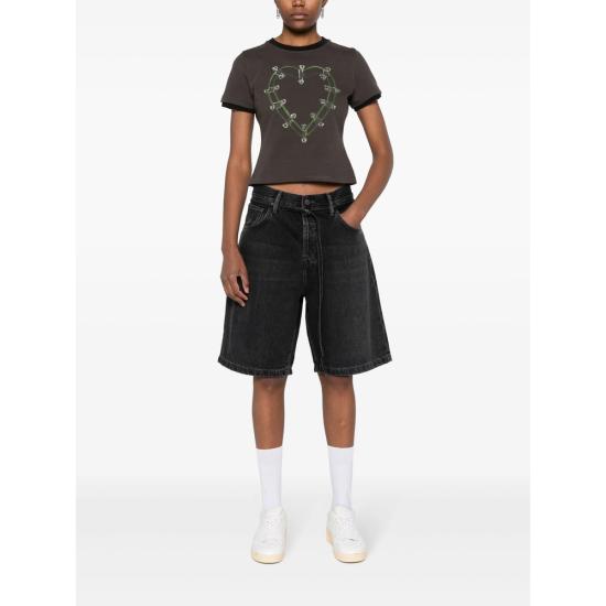 26SS 아크네 스튜디오 데님 숏팬츠 CE0048 BLACK - ACNE STUDIOS