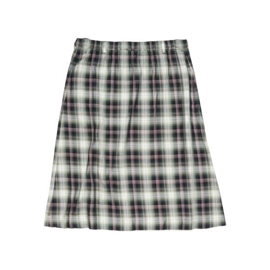26SS 아크네 스튜디오 롱 스커트 AF0585 BLKGR BLACK GREEN - ACNE STUDIOS