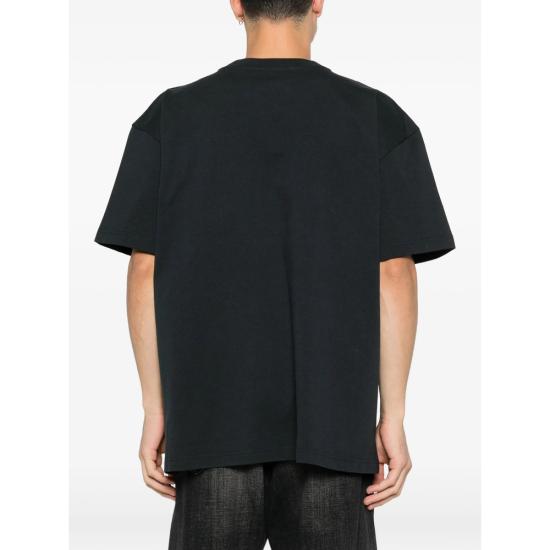 26SS 아크네 스튜디오 반팔 티셔츠 CL0333 BLKWH BLACK WHITE - ACNE STUDIOS