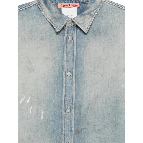 26SS 아크네 스튜디오 데님 셔츠 CB0122 LGBLU BLUE - ACNE STUDIOS