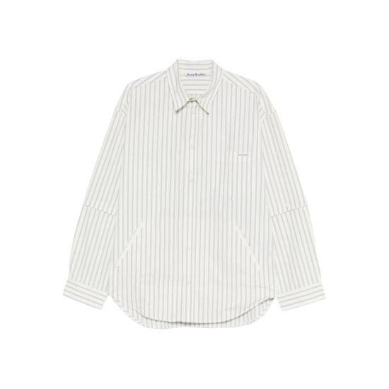 26SS 아크네 스튜디오 긴팔 셔츠 BB0670 OWHGR WHITE GREY