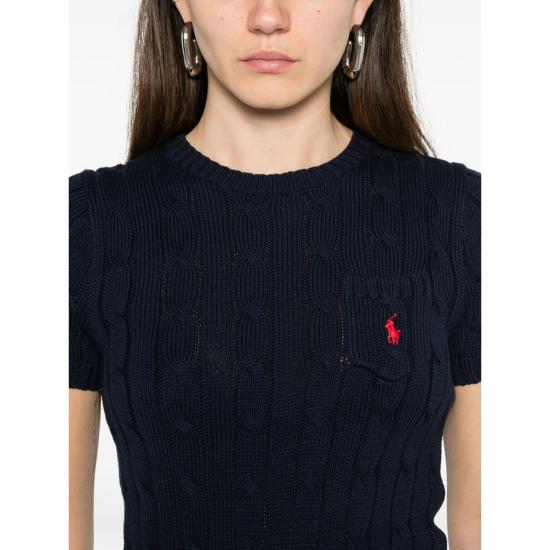 26SS 랄프 로렌 반팔 티셔츠 211971873006 NAVY BLUE - RALPH LAUREN