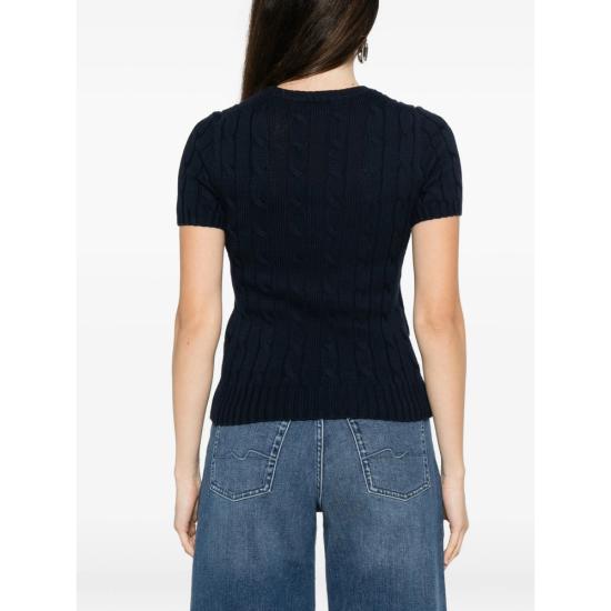 26SS 랄프 로렌 반팔 티셔츠 211971873006 NAVY BLUE - RALPH LAUREN