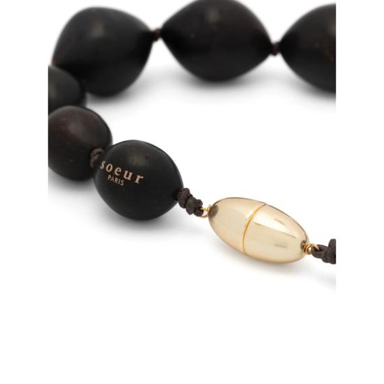 26SS 쉐르 목걸이/팬던트 BIJ1307 ZAMIA MARRO BROWN - SOEUR