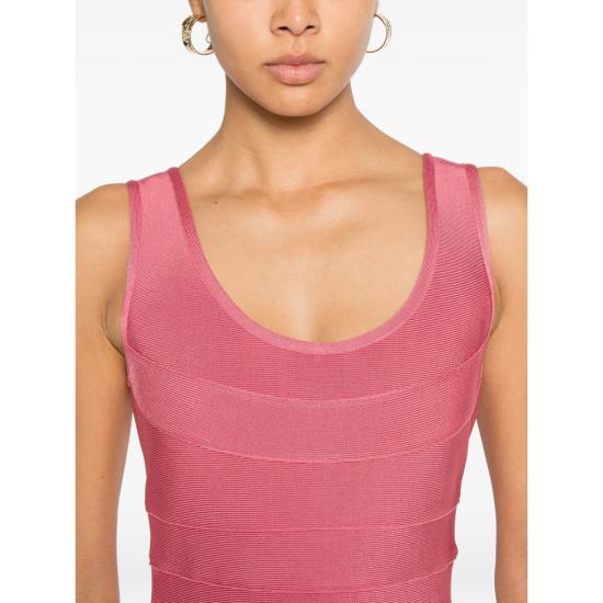 26SS 에르베레제 숏 원피스 HLT8551404 674 PINK - HERVE LEGER