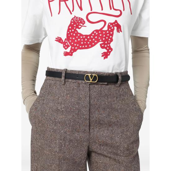 26SS 발렌티노 가라바니 레귤러 벨트 8W2T0SM7IYR 0NO BLACK - VALENTINO GARAVANI