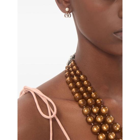 26SS 발렌티노 가라바니 이어링 8W2J0X81HJY CNP GOLD WHITE - VALENTINO GARAVANI