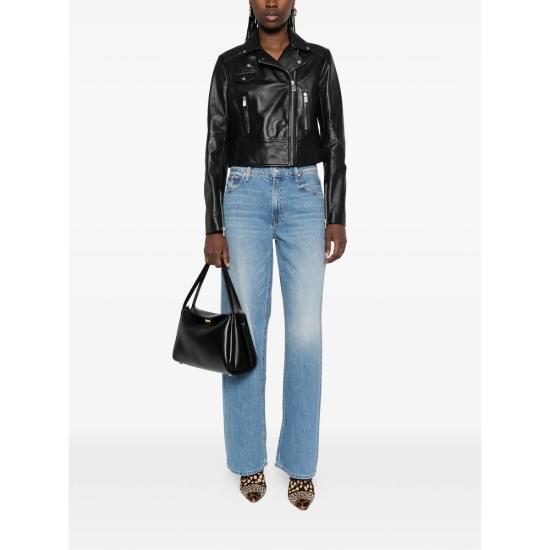 26SS 핑코 가죽 자켓 106247 A32I Z99 BLACK - PINKO