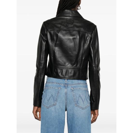 26SS 핑코 가죽 자켓 106247 A32I Z99 BLACK - PINKO