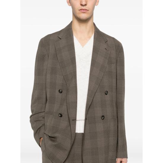 26SS 딸리아토레 수트 세트 120194 A NORMAN1D ET903 BROWN GREY - TAGLIATORE