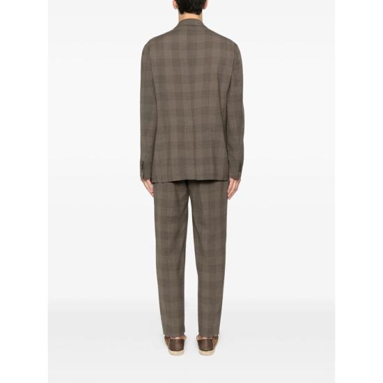 26SS 딸리아토레 수트 세트 120194 A NORMAN1D ET903 BROWN GREY - TAGLIATORE