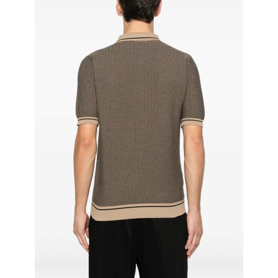 26SS 딸리아토레 폴로 티셔츠 PWE26 05 THIMBLE 1 NT BROWN NEUTRALS - TAGLIATORE