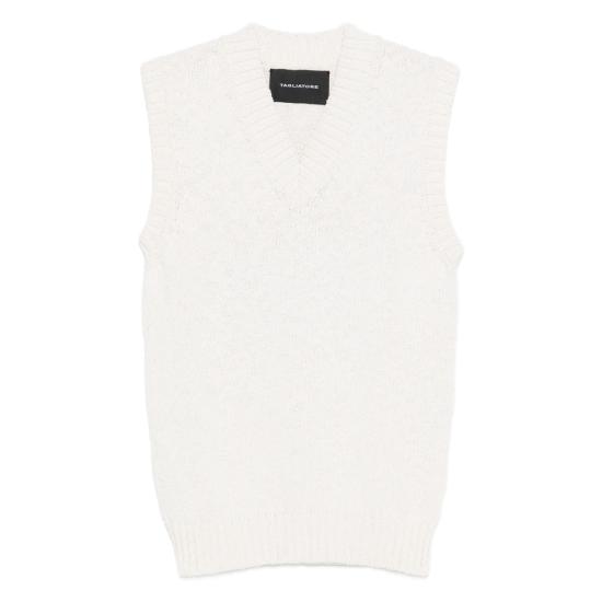 26SS 딸리아토레 민소매 티셔츠 PWE26 04 MAXI BIANC NEUTRALS