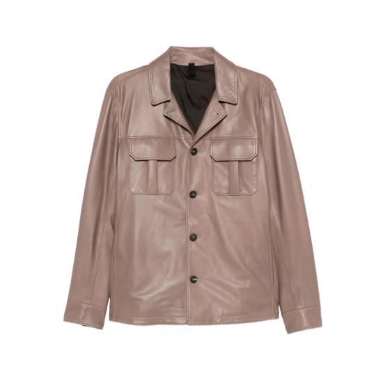 26SS 딸리아토레 가죽 자켓 CHE26 02 LANDON TAUPE NEUTRALS