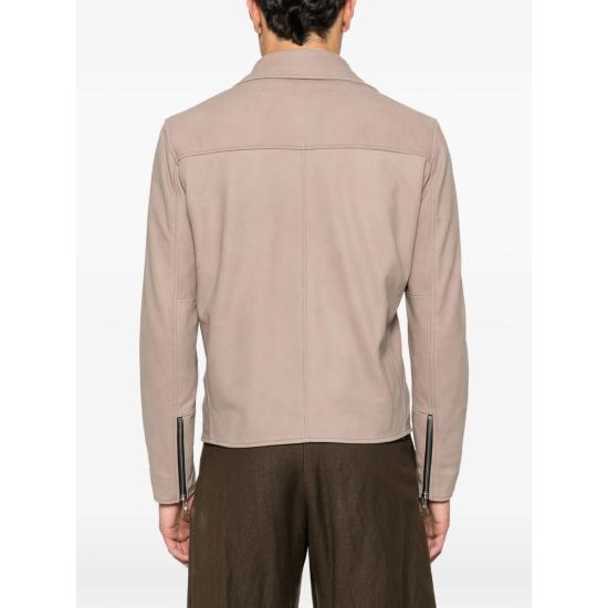 26SS 딸리아토레 바이커 자켓 CHE26 01 FRANKLIN TAUPE NEUTRALS - TAGLIATORE