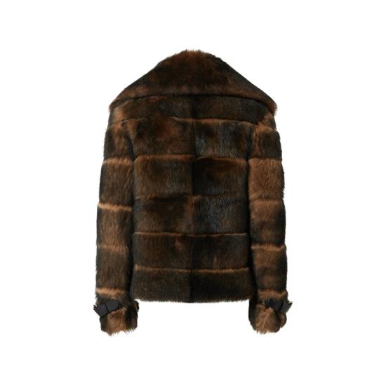 25FW 펜디 숏패딩 AYLH FM5426 F0QD9 BROWN BLACK - FENDI