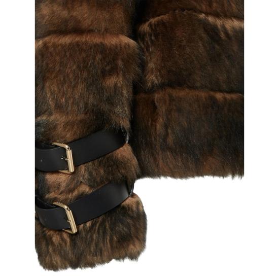 25FW 펜디 숏패딩 AYLH FM5426 F0QD9 BROWN BLACK - FENDI