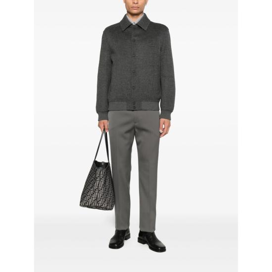 25FW 펜디 봄버 자켓 AVIX FW1413 F1M2T GREY - FENDI