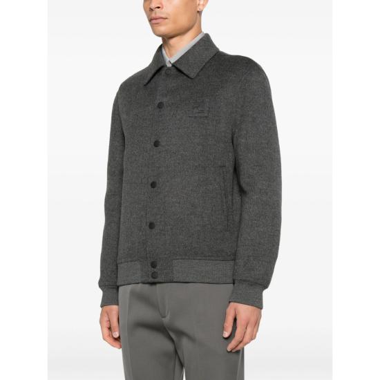 25FW 펜디 봄버 자켓 AVIX FW1413 F1M2T GREY - FENDI