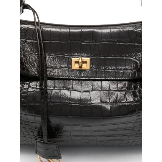 25FW 발렌시아가 로데오 미디움 핸드백 789772 2AA5L 2221 BROWN - BALENCIAGA