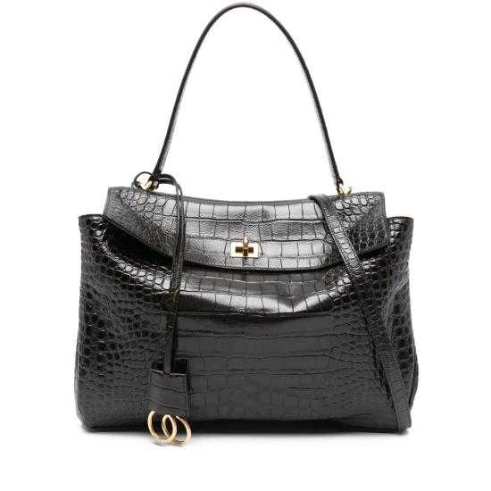 25FW 발렌시아가 로데오 미디움 핸드백 789772 2AA5L 2221 BROWN