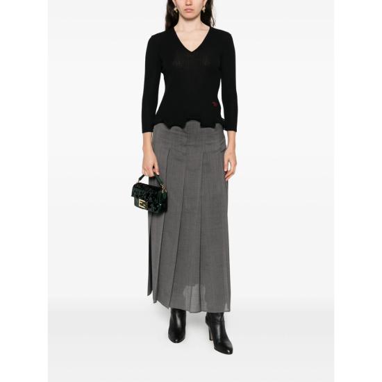 25FW 펜디 블라우스 AVFE FS9741 F0GME BLACK - FENDI