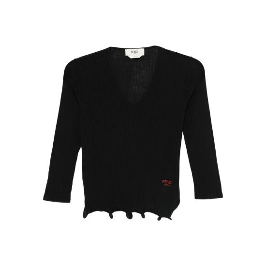 25FW 펜디 블라우스 AVFE FS9741 F0GME BLACK