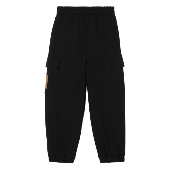 25FW [키즈] 펜디 스트레이트 팬츠 5V0 JUF171 F0GME BLACK - FENDI