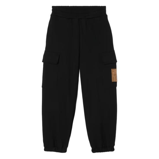 25FW [키즈] 펜디 스트레이트 팬츠 5V0 JUF171 F0GME BLACK