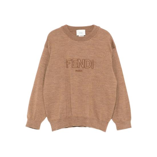 25FW [키즈] 펜디 트레이닝 상의 AS5P JUG184 F0QU5 BROWN